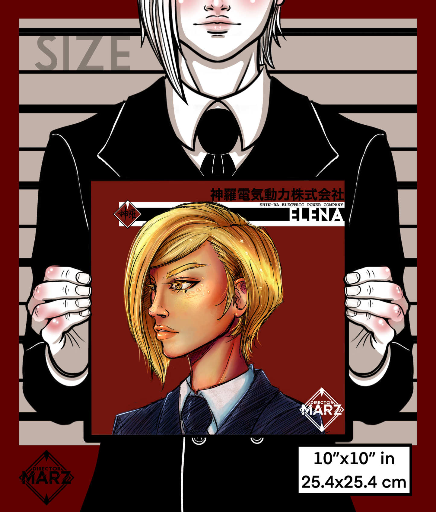 Elena Portrait Print
