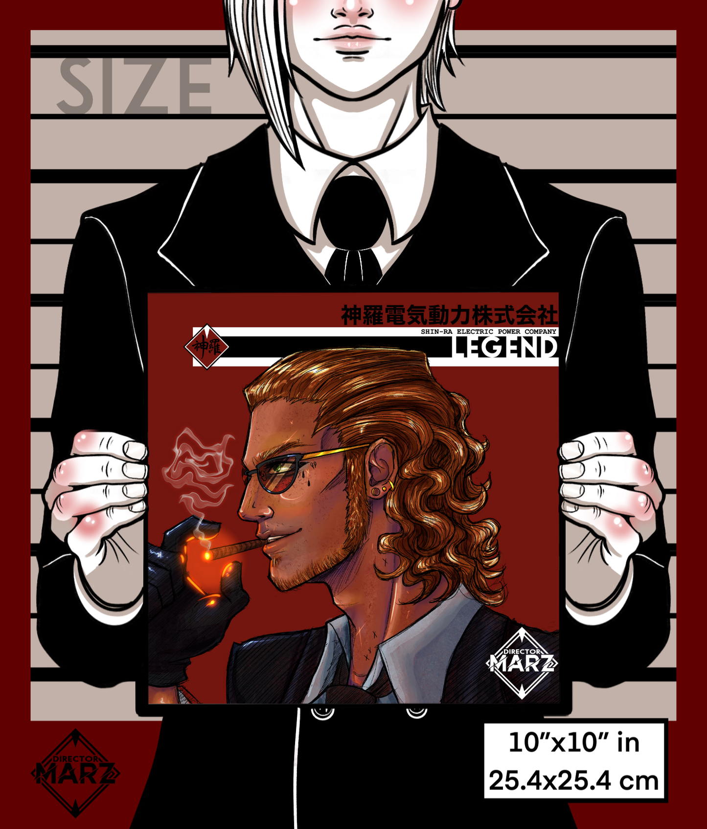 Legend Portrait Print