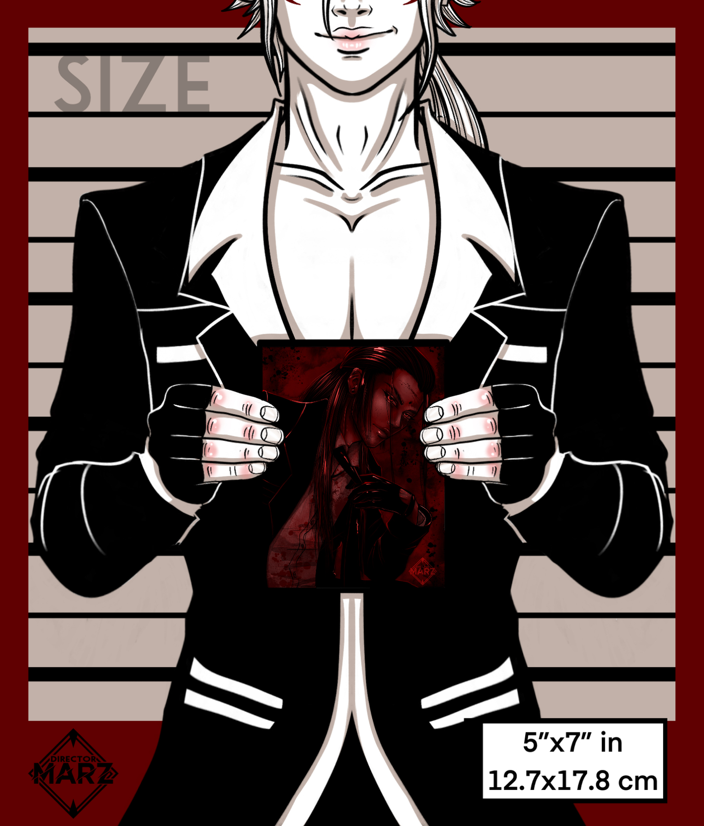 Bloodied Tseng Print