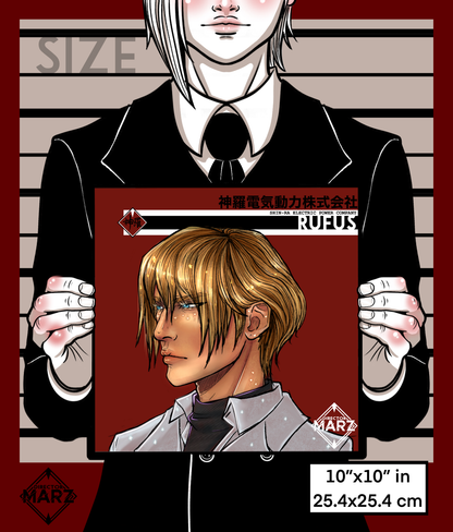 Rufus Shinra Portrait Print