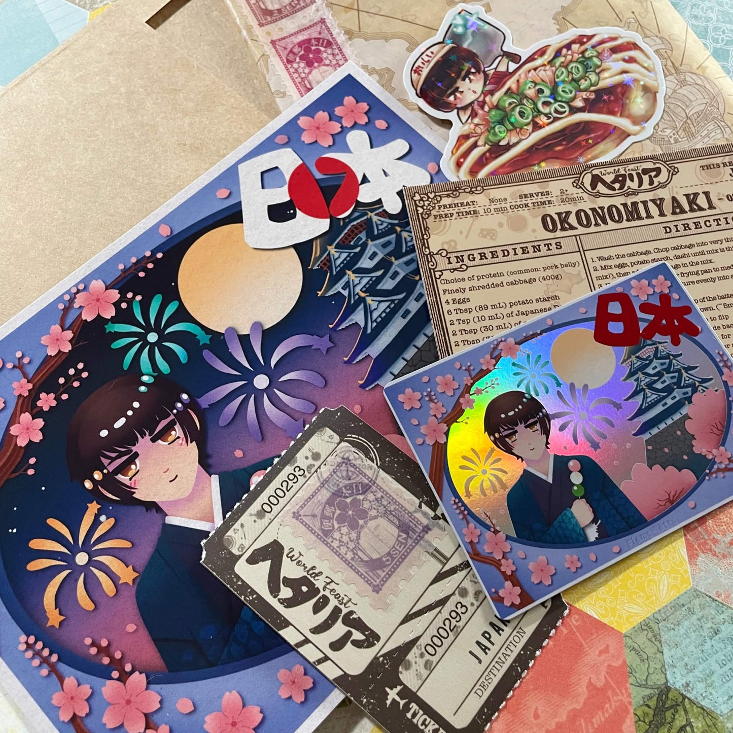 Japan Mail Club Envelope
