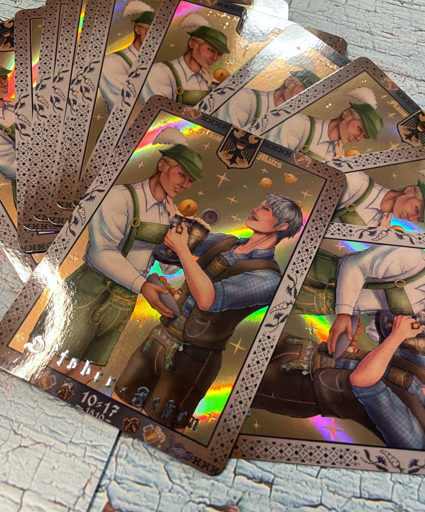 Germany Brothers Holographic Trading Card