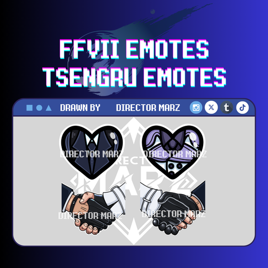 Tseng and Rufus Emote Pack