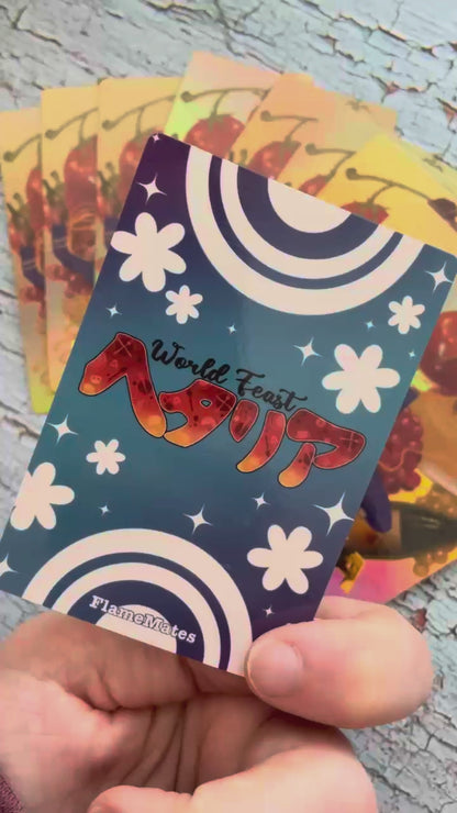 Italy Brothers Holographic Trading Card