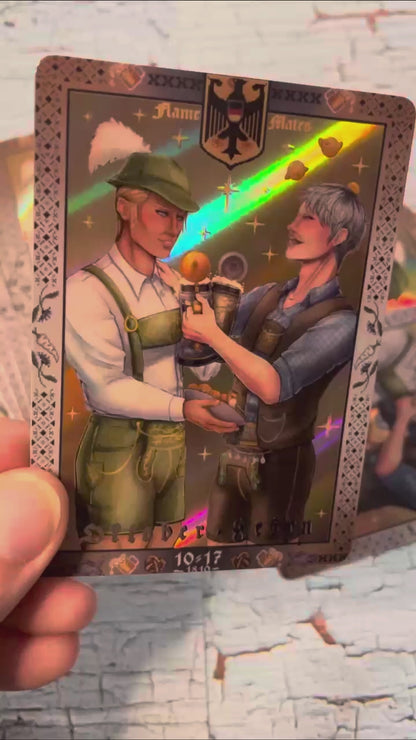 Germany Brothers Holographic Trading Card
